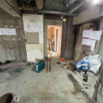 マンション　１日置床工事　フリーフロアCP（東京都中央区）