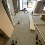 病院　置床工事　フリーフロアCP（東京都杉並区）