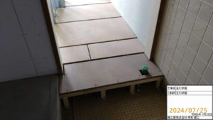 大学施設　置床工事　乾式二重床（東京都町田市）