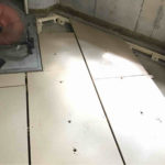 倉庫　置床工事　乾式二重床（東京都町田市）