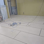 店舗新築　置床工事　乾式二重床（東京都渋谷区）