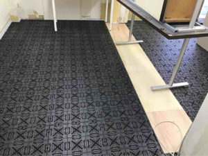 店舗　OAフロア工事　TN50（千葉県中央区）