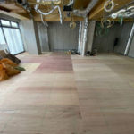 病院　置床工事　フリーフロアCP（東京都杉並区）