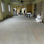 クリニック　置床工事　乾式二重床（千葉県流山市）