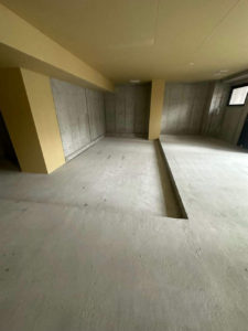 クリニック　置床工事　乾式二重床（神奈川県横浜市港北区）