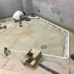 倉庫　置床工事　乾式二重床（東京都町田市）