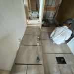 マンション　１日置床工事　フリーフロアCP（東京都目黒区）