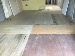 マンション　置床工事　乾式二重（東京都渋谷区）