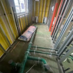 マンション　置床工事　乾式二重床（神奈川県藤沢市）