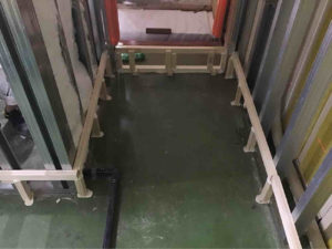 マンション　置床工事　乾式二重床（神奈川県藤沢市）