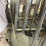 マンション改修　置床工事　乾式二重床（川崎市麻生区）