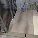 マンション　置床工事　乾式二重床（東京都新宿区）