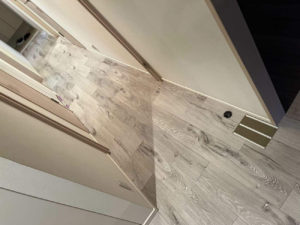 マンション　フローリング工事　パナソニックウスイータ（東京都江戸川区）