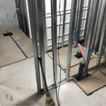 マンション　置床工事　乾式二重床（東京都新宿区）