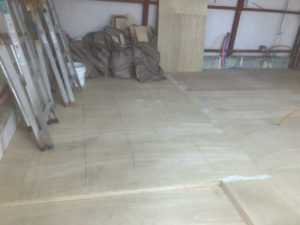 事務所改修　置床工事　乾式二重床（東京都八王子市）