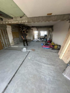 マンション　置床工事　乾式二重床（横浜市港北区）