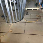 マンション改修　置床工事　乾式二重床（川崎市麻生区）