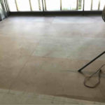 店舗　置床工事　乾式二重床（横浜市港北区）