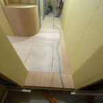 マンション　置床工事　乾式二重床（東京都世田谷区）