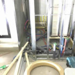 マンション　置床工事　乾式二重床（東京都新宿区）