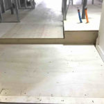 マンション　置床工事　乾式二重床（東京都渋谷区）