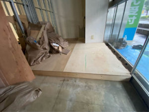歯科医院　新築　置床工事　乾式二重床（千葉市花見区）