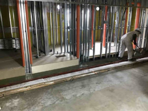 マンション　置床工事　乾式二重床（神奈川県藤沢市）