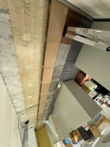 店舗　OAフロア工事　LM3000（埼玉県羽生市）