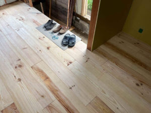 戸建住宅　フローリング工事　20ｍｍ厚フロア（神奈川県横須賀市）