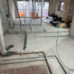 マンション　置床工事　乾式二重床（東京都板橋区）