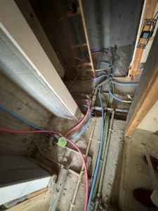 マンション　置床工事　フリーフロアCP（東京都世田谷区）