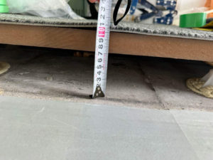 店舗　OAフロア工事　LM3000（埼玉県羽生市）