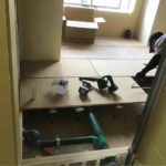 内装工事　乾式二重床（東京都杉並区）