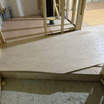 マンション　置床工事　乾式二重床（東京都渋谷区）