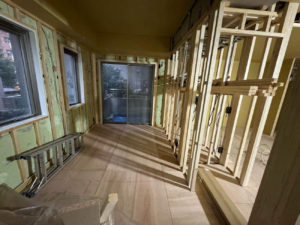 マンション　置床工事　乾式二重床（東京都渋谷区）