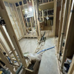 マンション　置床工事　乾式二重床（東京都渋谷区）