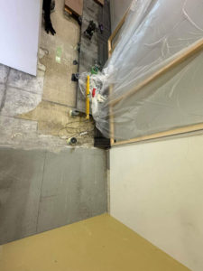 店舗　OAフロア工事　LM3000（埼玉県羽生市）