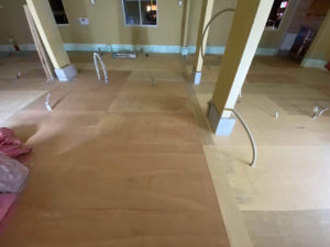 歯科医院　置床工事　乾式二重床（埼玉県新座市）