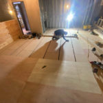 店舗改修　置床工事　乾式二重床（神奈川県藤沢市）