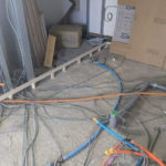 店舗　置床工事　乾式二重床（東京都杉並区）