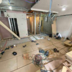 マンション　１日置床工事　フリーフロアCP（東京都渋谷区）