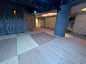 マンション　置床工事　乾式二重床（東京都渋谷区）