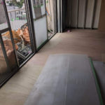 店舗　置床工事　乾式二重床（東京都杉並区）