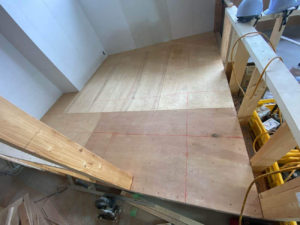 戸建て住宅　追加置床工事　乾式二重床（川崎市麻生区）