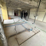 マンション　置床工事　乾式二重床（相模原市中央区）