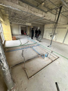 マンション　置床工事　乾式二重床（相模原市中央区）