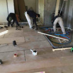 マンション　置床工事　乾式二重床（相模原市中央区）