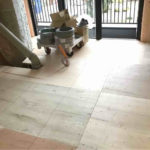 クリニック　置床工事　乾式二重床（埼玉県越谷市）