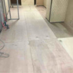 マンション　１日置床工事　乾式二重床（東京都渋谷区）
