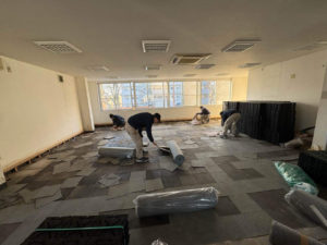 オフィス　OAフロア工事　TN50（神奈川県平塚市）